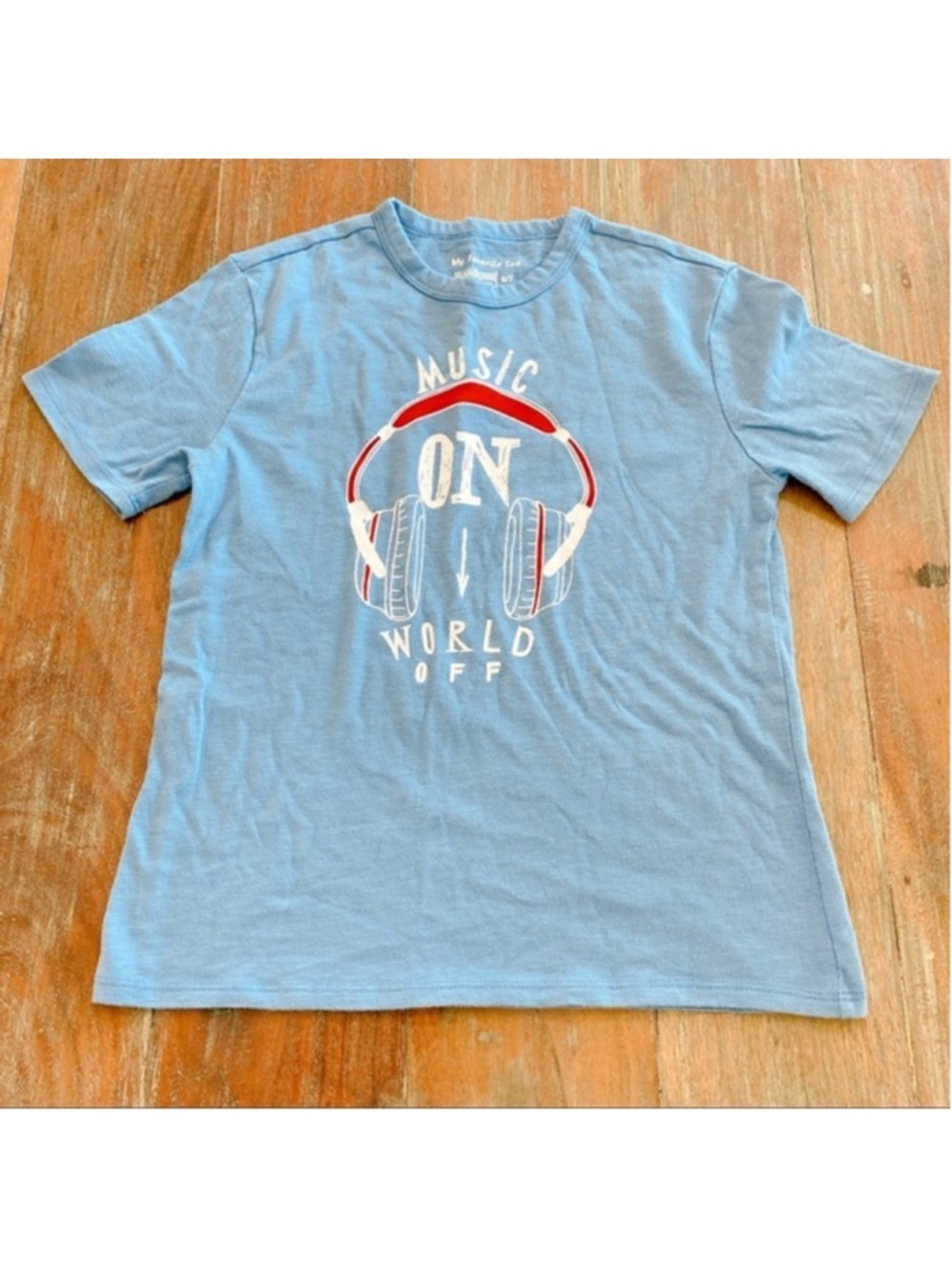 My Favorite Tee Music On Shirt Size 6 7